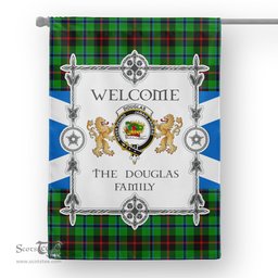 Scotstee Shop Douglas Flag Douglas Green Tartan Garden Flag - Tartan Flag Clan Badge Scottish Tartan House Flag, tartan garden flag, Tartan Flag, Crest Garden Flag, Garden Flag, Ireland Garden Flag, Family Crest, Custom Flag, Custom Garden Flag, Ireland Custom Flag, clan tartan flags