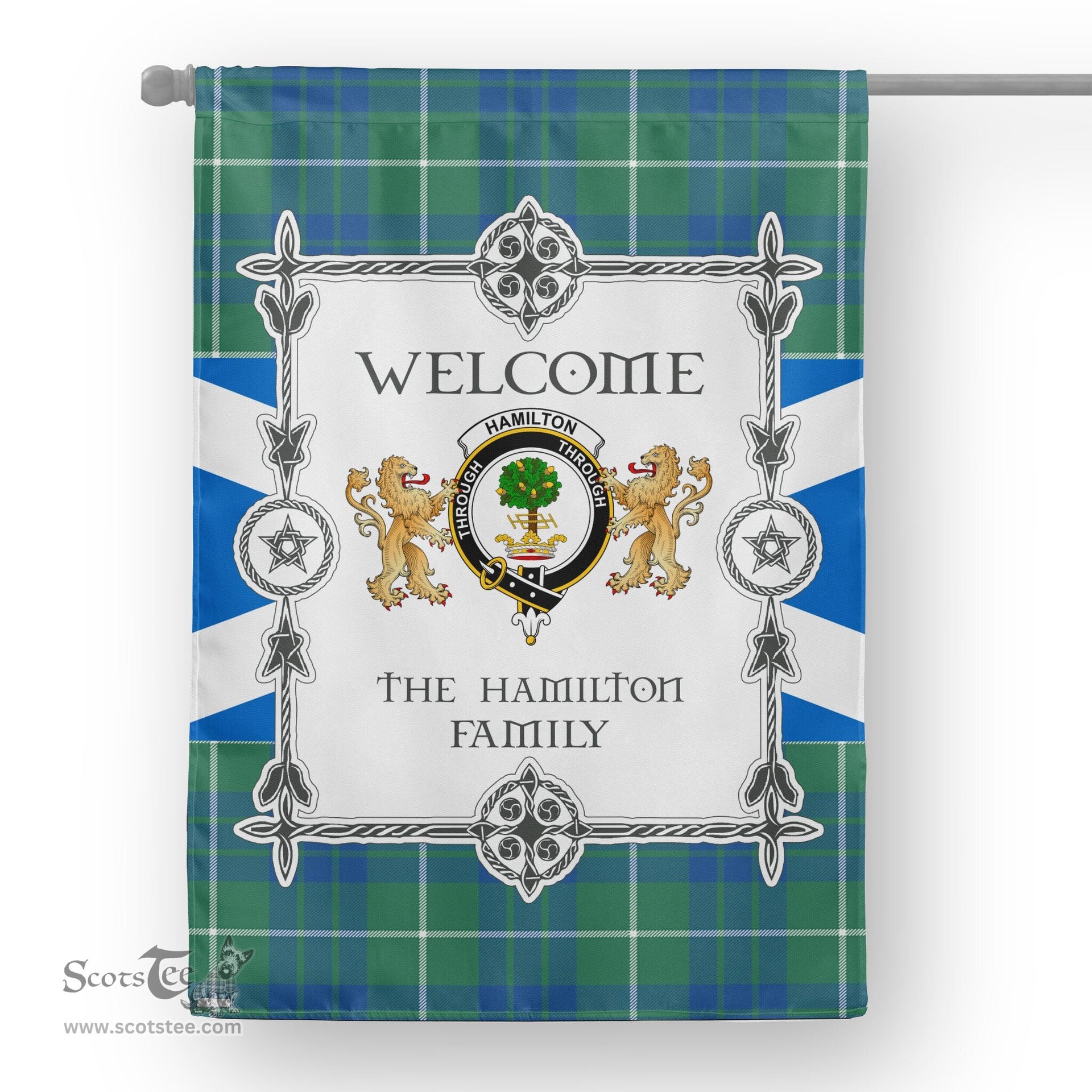 Hamilton Flag Hamilton Hunting Ancient Tartan Garden Flag - Tartan Flag Clan Badge Scottish Tartan House Flag, tartan garden flag, Tartan Flag, Crest Garden Flag, Garden Flag, Ireland Garden Flag, Family Crest, Custom Flag, Custom Garden Flag, Ireland Custom Flag, clan tartan flags