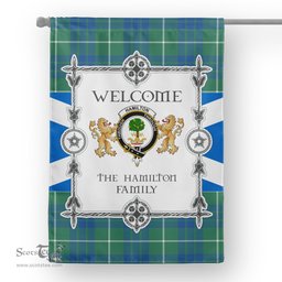 Hamilton Flag Hamilton Hunting Ancient Tartan Garden Flag - Tartan Flag Clan Badge Scottish Tartan House Flag, tartan garden flag, Tartan Flag, Crest Garden Flag, Garden Flag, Ireland Garden Flag, Family Crest, Custom Flag, Custom Garden Flag, Ireland Custom Flag, clan tartan flags