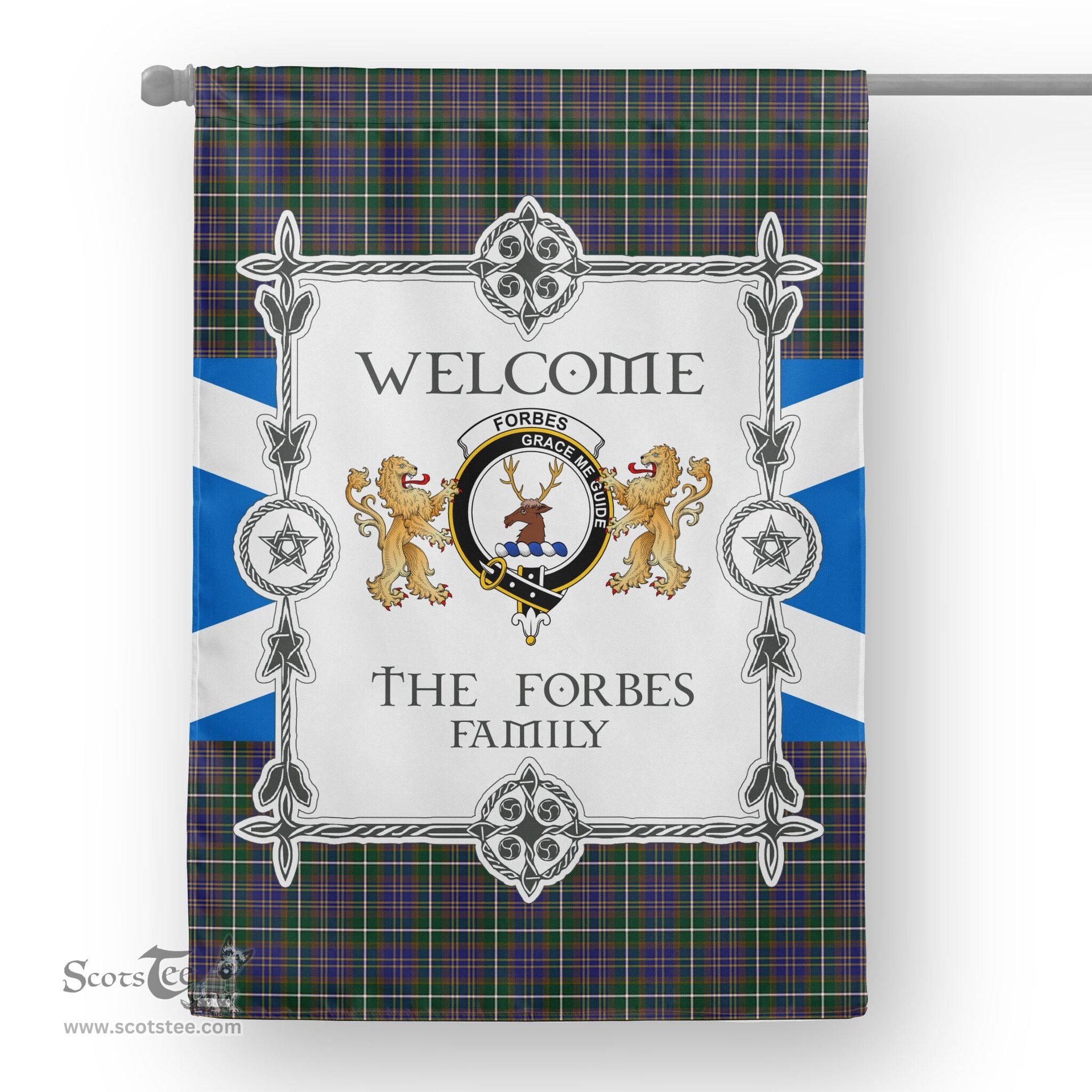Forbes Of Druinnor Tartan Garden Flag - Tartan Flag Clan Badge Scottish Tartan House Flag, tartan garden flag, Tartan Flag, Crest Garden Flag, Garden Flag, Ireland Garden Flag, Family Crest, Custom Flag, Custom Garden Flag, Ireland Custom Flag, clan tartan flags