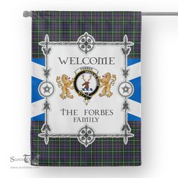 Forbes Of Druinnor Tartan Garden Flag - Tartan Flag Clan Badge Scottish Tartan House Flag, tartan garden flag, Tartan Flag, Crest Garden Flag, Garden Flag, Ireland Garden Flag, Family Crest, Custom Flag, Custom Garden Flag, Ireland Custom Flag, clan tartan flags