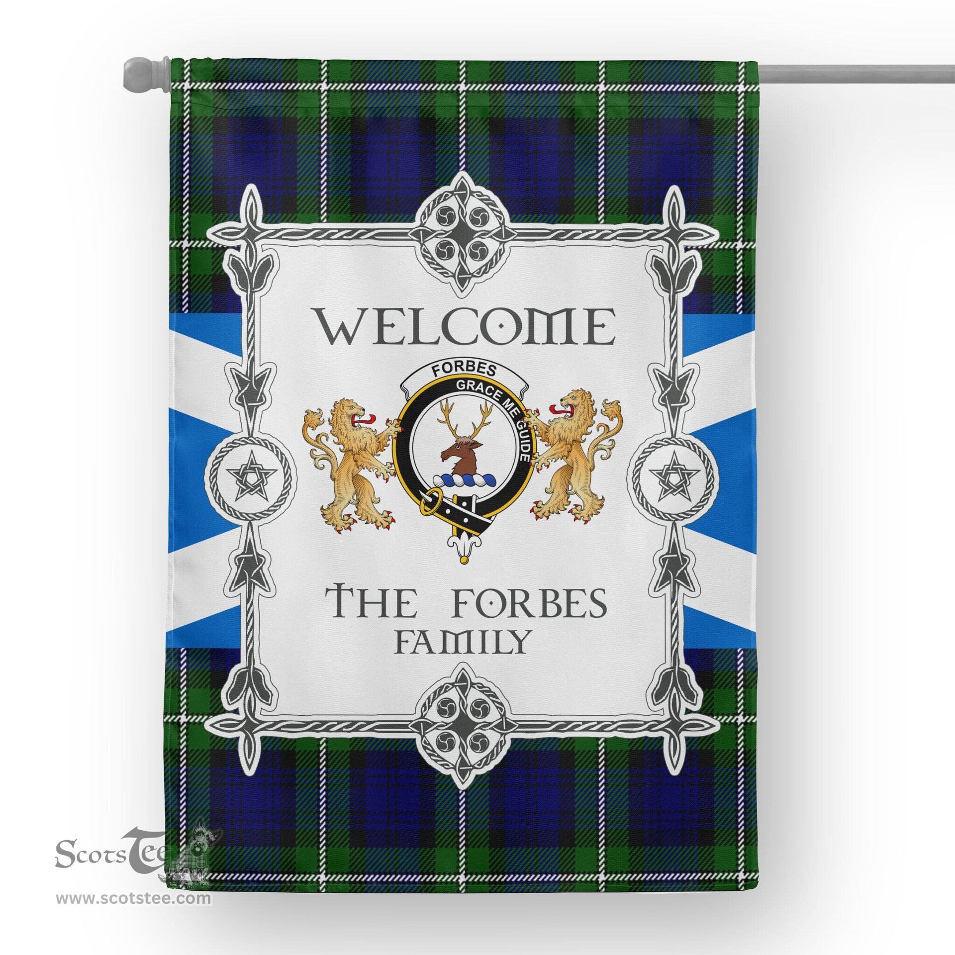 Forbes Modern Tartan Garden Flag - Tartan Flag Clan Badge Scottish Tartan House Flag, tartan garden flag, Tartan Flag, Crest Garden Flag, Garden Flag, Ireland Garden Flag, Family Crest, Custom Flag, Custom Garden Flag, Ireland Custom Flag, clan tartan flags