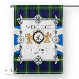 Forbes Modern Tartan Garden Flag - Tartan Flag Clan Badge Scottish Tartan House Flag, tartan garden flag, Tartan Flag, Crest Garden Flag, Garden Flag, Ireland Garden Flag, Family Crest, Custom Flag, Custom Garden Flag, Ireland Custom Flag, clan tartan flags