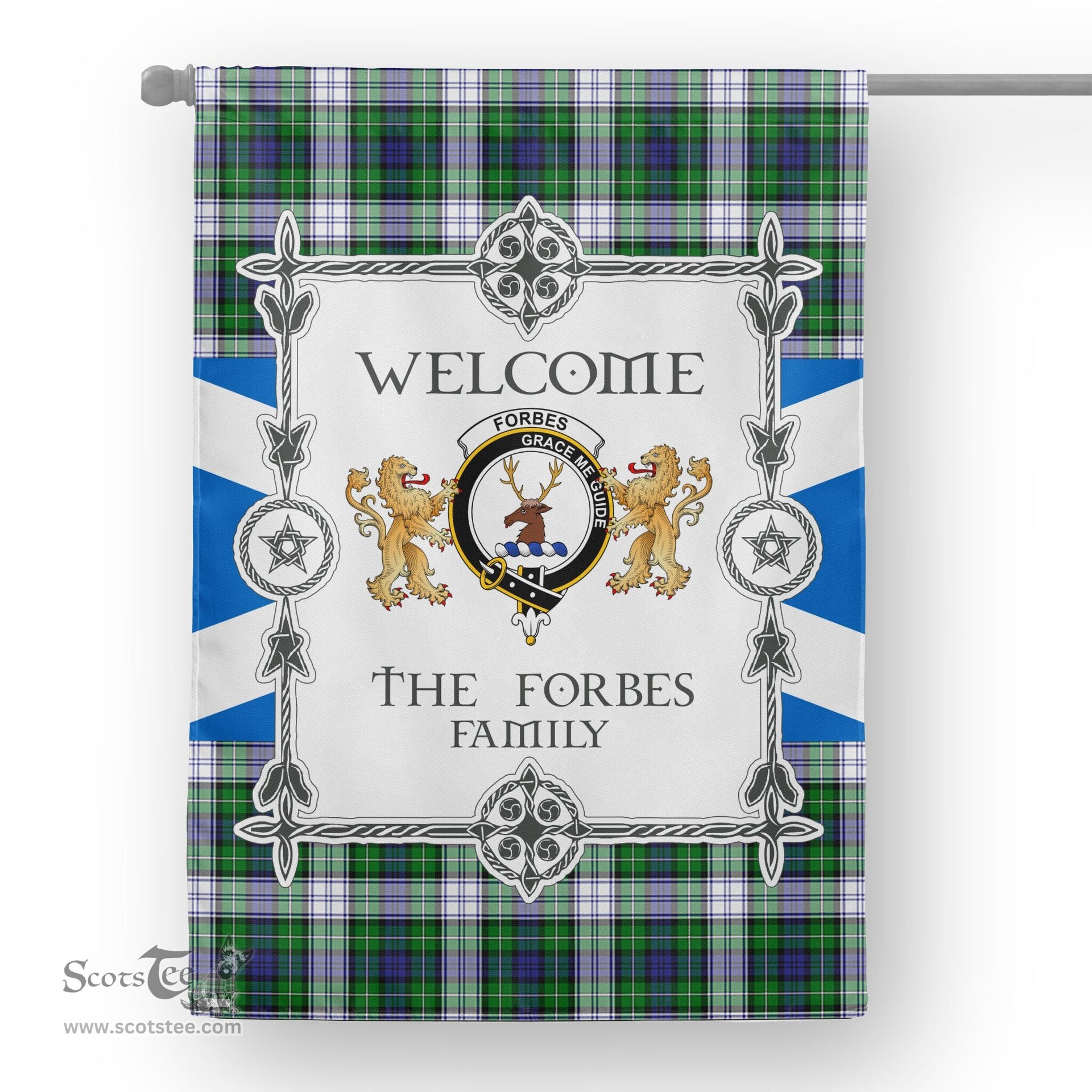 Forbes Dress Tartan Garden Flag - Tartan Flag Clan Badge Scottish Tartan House Flag, tartan garden flag, Tartan Flag, Crest Garden Flag, Garden Flag, Ireland Garden Flag, Family Crest, Custom Flag, Custom Garden Flag, Ireland Custom Flag, clan tartan flags