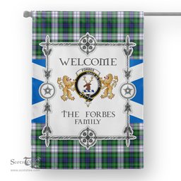 Forbes Dress Tartan Garden Flag - Tartan Flag Clan Badge Scottish Tartan House Flag, tartan garden flag, Tartan Flag, Crest Garden Flag, Garden Flag, Ireland Garden Flag, Family Crest, Custom Flag, Custom Garden Flag, Ireland Custom Flag, clan tartan flags