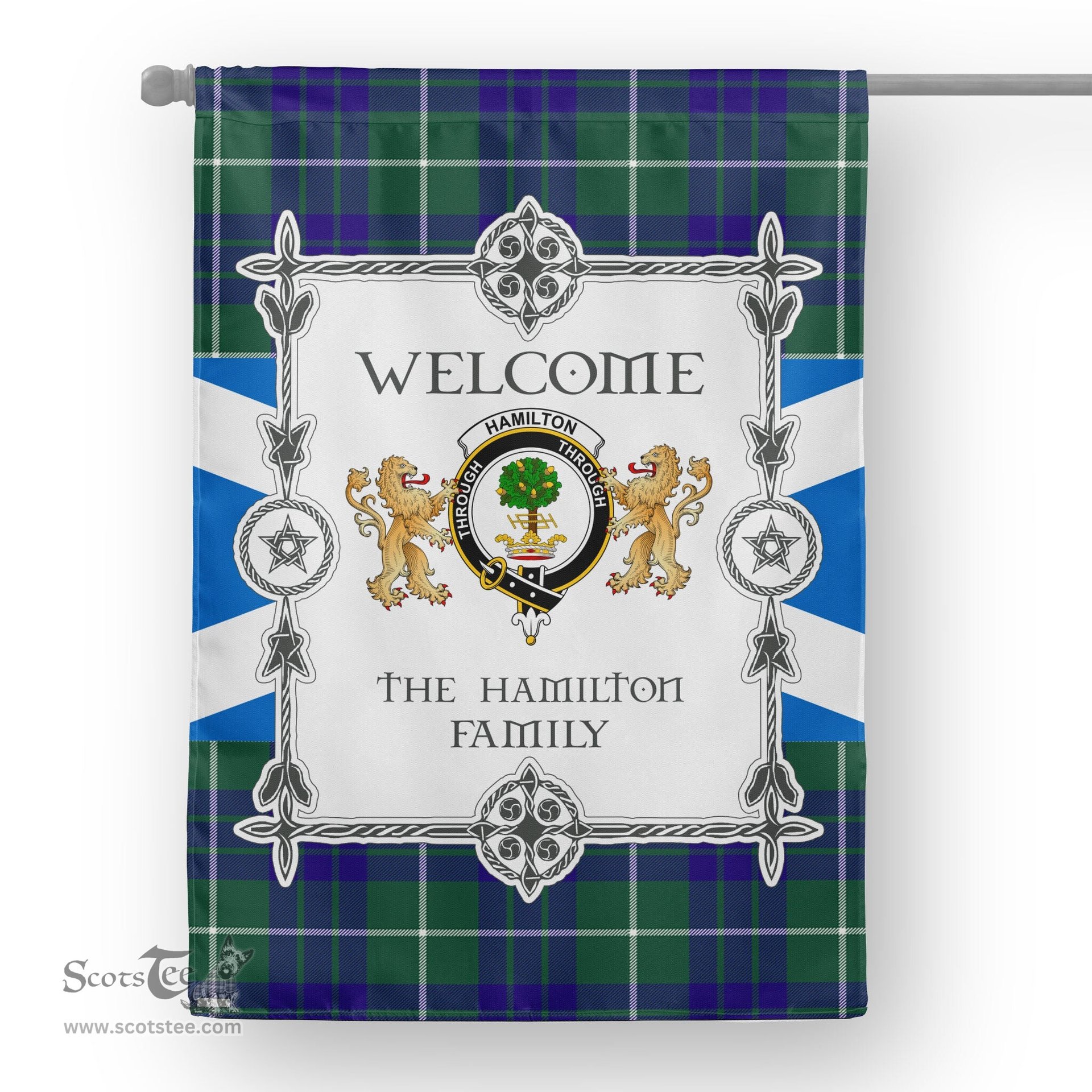 Hamilton Flag Hamilton Hunting Modern Tartan Garden Flag - Tartan Flag Clan Badge Scottish Tartan House Flag, tartan garden flag, Tartan Flag, Crest Garden Flag, Garden Flag, Ireland Garden Flag, Family Crest, Custom Flag, Custom Garden Flag, Ireland Custom Flag, clan tartan flags