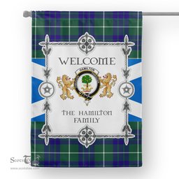 Hamilton Flag Hamilton Hunting Modern Tartan Garden Flag - Tartan Flag Clan Badge Scottish Tartan House Flag, tartan garden flag, Tartan Flag, Crest Garden Flag, Garden Flag, Ireland Garden Flag, Family Crest, Custom Flag, Custom Garden Flag, Ireland Custom Flag, clan tartan flags