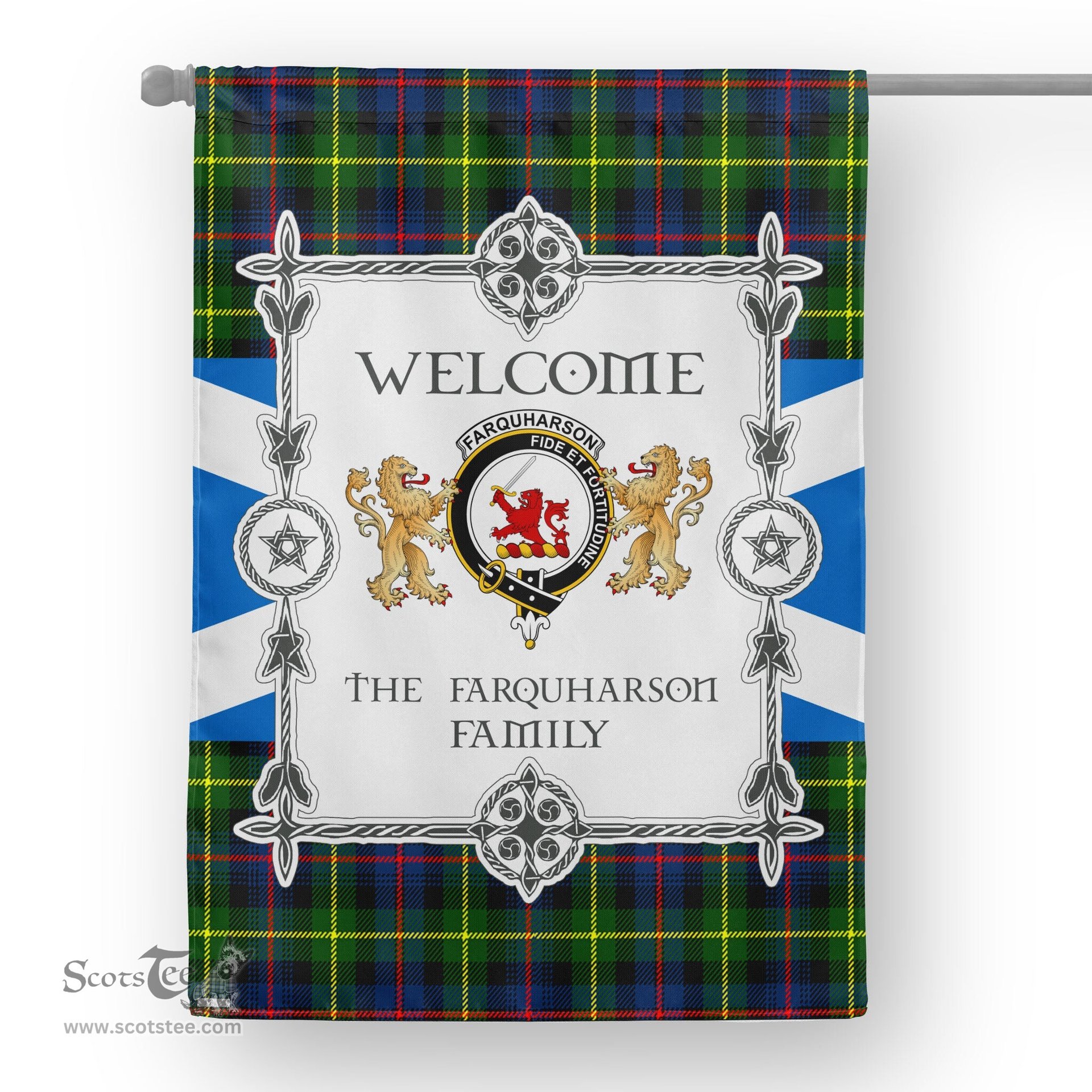 Farquharson Modern Tartan Garden Flag - Tartan Flag Clan Badge Scottish Tartan House Flag, tartan garden flag, Tartan Flag, Crest Garden Flag, Garden Flag, Ireland Garden Flag, Family Crest, Custom Flag, Custom Garden Flag, Ireland Custom Flag, clan tartan flags