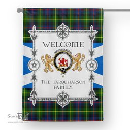Farquharson Modern Tartan Garden Flag - Tartan Flag Clan Badge Scottish Tartan House Flag, tartan garden flag, Tartan Flag, Crest Garden Flag, Garden Flag, Ireland Garden Flag, Family Crest, Custom Flag, Custom Garden Flag, Ireland Custom Flag, clan tartan flags