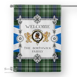 Blyth Tweeside District Tartan Garden Flag - Tartan Flag Clan Badge Scottish Tartan House Flag - Scotstee Shop