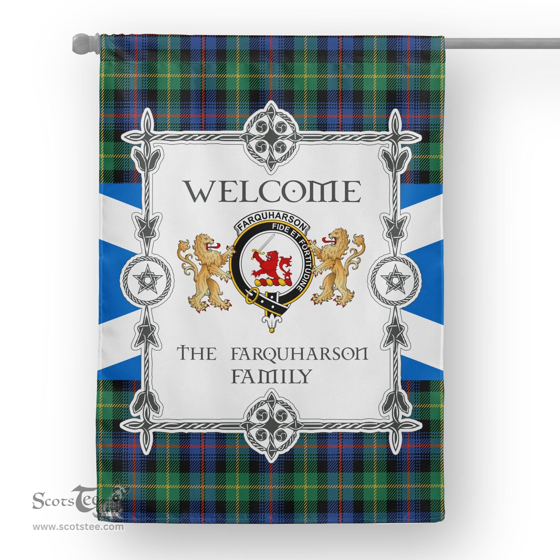 Farquharson Ancient Tartan Garden Flag - Tartan Flag Clan Badge Scottish Tartan House Flag, tartan garden flag, Tartan Flag, Crest Garden Flag, Garden Flag, Ireland Garden Flag, Family Crest, Custom Flag, Custom Garden Flag, Ireland Custom Flag, clan tartan flags