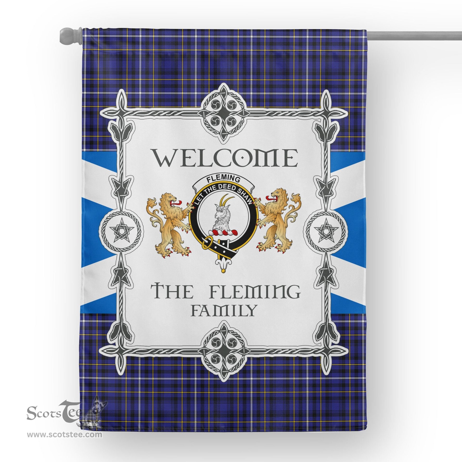 Fleming Tartan Garden Flag - Tartan Flag Clan Badge Scottish Tartan House Flag, tartan garden flag, Tartan Flag, Crest Garden Flag, Garden Flag, Ireland Garden Flag, Family Crest, Custom Flag, Custom Garden Flag, Ireland Custom Flag, clan tartan flags