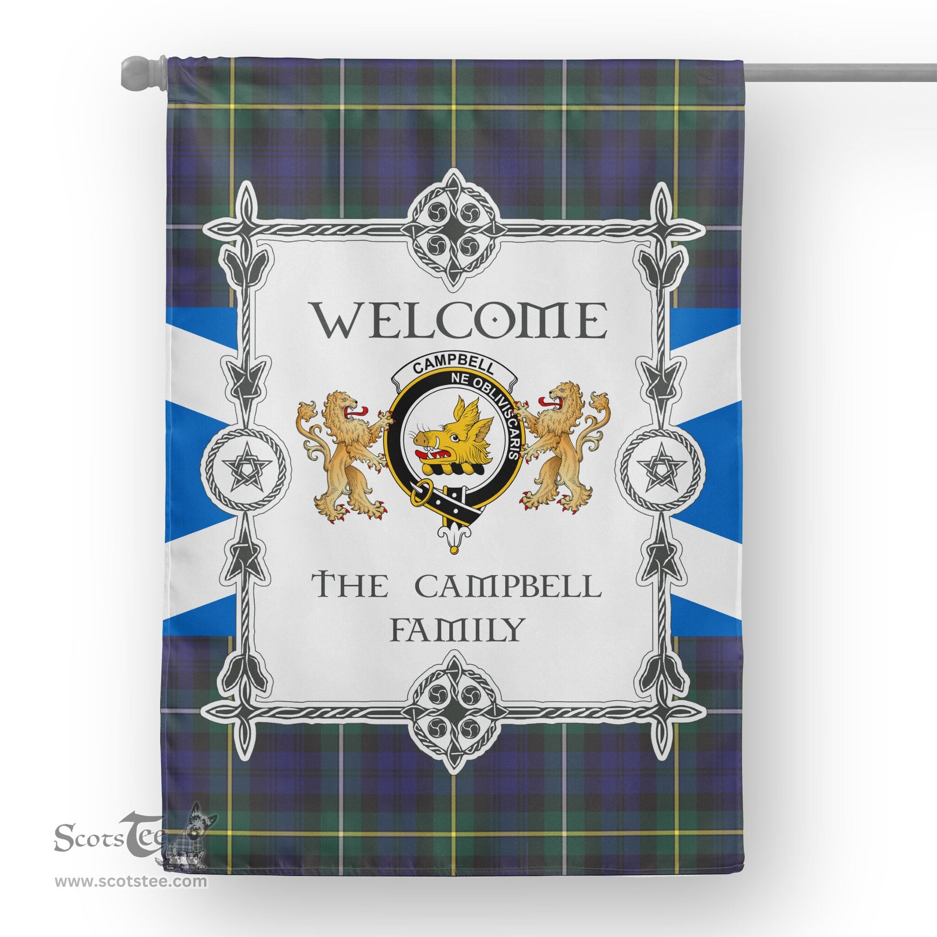 Scotstee Shop Campbell Argyll Modern Tartan Garden Flag - Tartan Flag Clan Badge Scottish Tartan House Flag, tartan garden flag, Tartan Flag, Crest Garden Flag, Garden Flag, Ireland Garden Flag, Family Crest, Custom Flag, Custom Garden Flag, Ireland Custom Flag, clan tartan flags