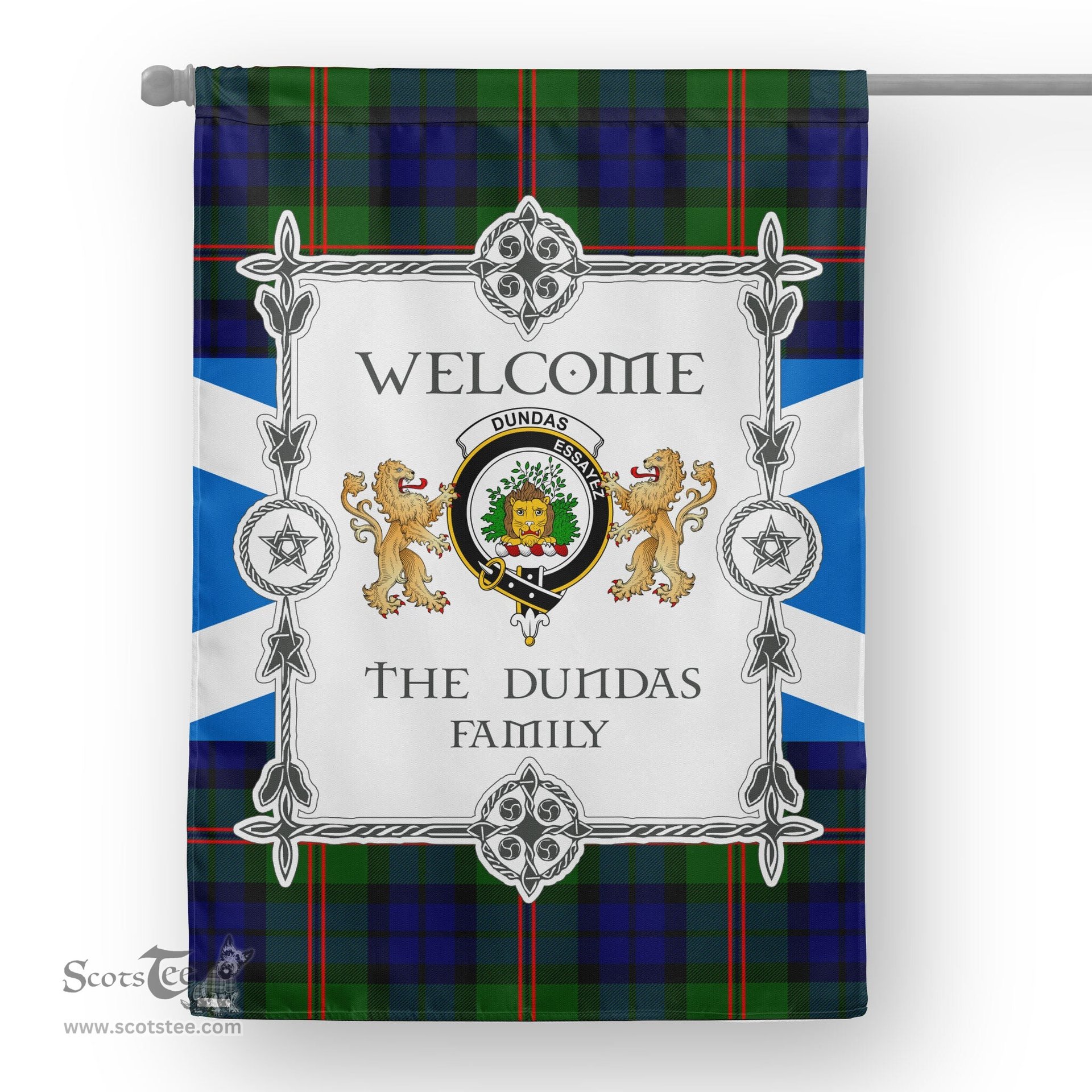 Dundas Tartan Garden Flag - Tartan Flag Clan Badge Scottish Tartan House Flag, tartan garden flag, Tartan Flag, Crest Garden Flag, Garden Flag, Ireland Garden Flag, Family Crest, Custom Flag, Custom Garden Flag, Ireland Custom Flag, clan tartan flags