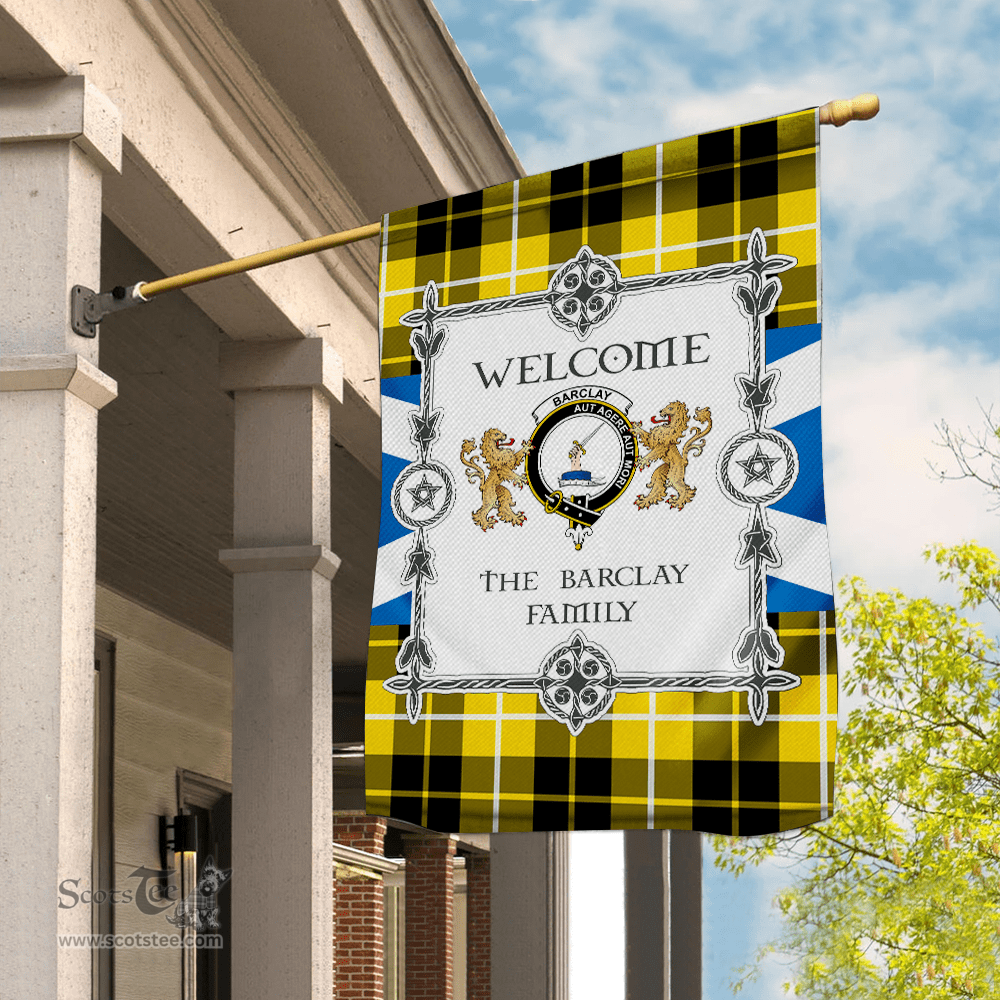 Scotstee Shop Barclay Dress Modern Tartan Garden Flag - Tartan Flag Clan Badge Scottish Tartan House Flag, tartan garden flag, Tartan Flag, Crest Garden Flag, Garden Flag, Ireland Garden Flag, Family Crest, Custom Flag, Custom Garden Flag, Ireland Custom Flag, clan tartan flags