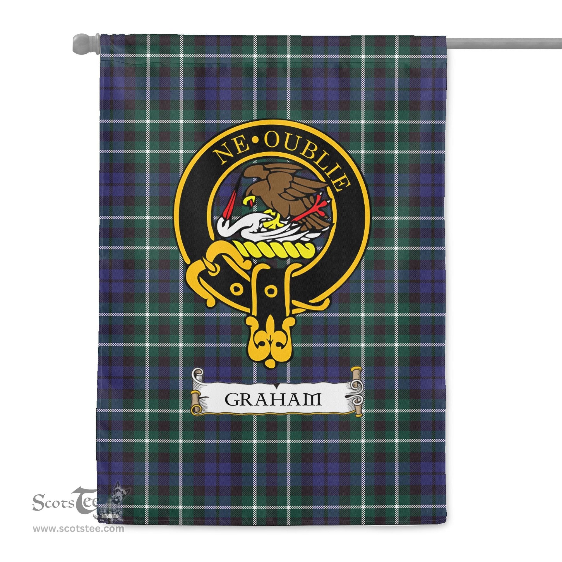 Scotstee Shop Tartan Garden Flag Clan Graham Of Montrose Modern Badge Scottish Tartan Flag National Tartan Day, Tartan Garden Flag, Tartan Flag, Tartan Flag Scottish, Plaid Flag, Clan Tartan Flag, Scottish Clan Flag
