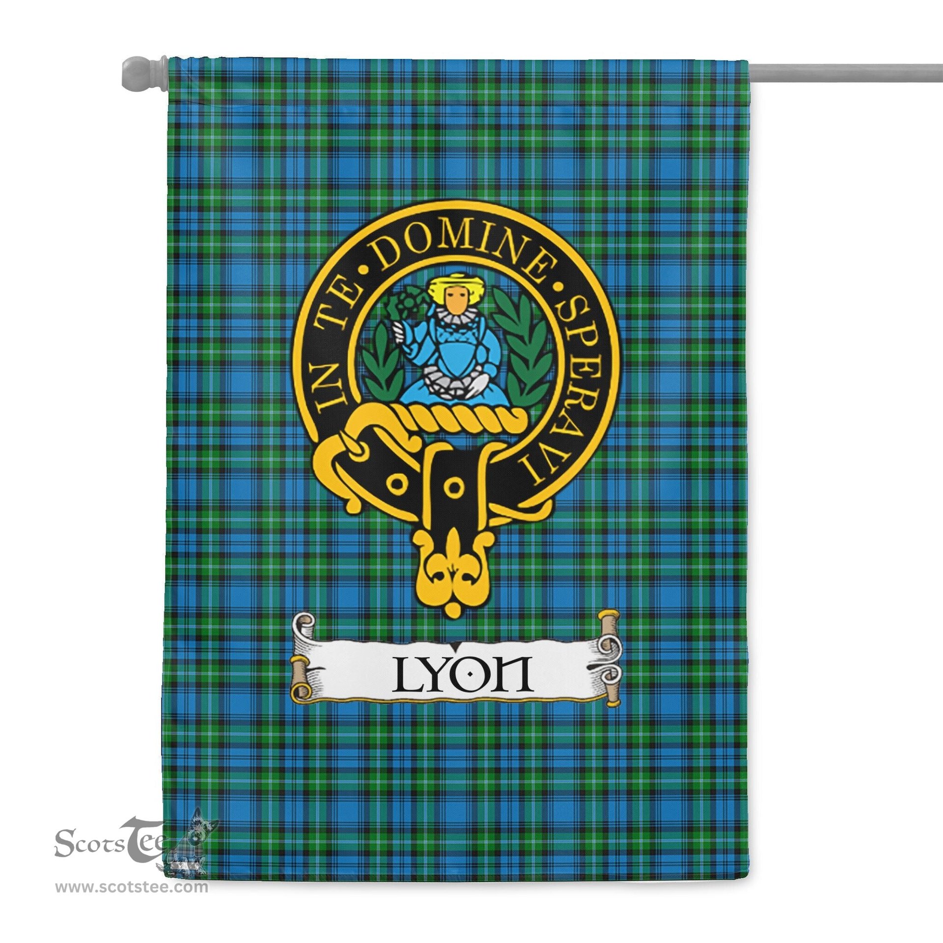 Scotstee Shop Tartan Garden Flag Clan Lyon Badge Scottish Tartan Flag National Tartan Day, Tartan Garden Flag, Tartan Flag, Tartan Flag Scottish, Plaid Flag, Clan Tartan Flag, Scottish Clan Flag