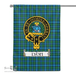 Scotstee Shop Tartan Garden Flag Clan Lyon Badge Scottish Tartan Flag National Tartan Day, Tartan Garden Flag, Tartan Flag, Tartan Flag Scottish, Plaid Flag, Clan Tartan Flag, Scottish Clan Flag