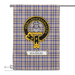 Scotstee Shop Tartan Garden Flag Clan Hannay Grey Badge Scottish Tartan Flag National Tartan Day, Tartan Garden Flag, Tartan Flag, Tartan Flag Scottish, Plaid Flag, Clan Tartan Flag, Scottish Clan Flag