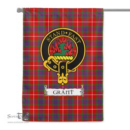 Scotstee Shop Tartan Garden Flag Clan Grant of Lurg Badge Scottish Tartan Flag National Tartan Day, Tartan Garden Flag, Tartan Flag, Tartan Flag Scottish, Plaid Flag, Clan Tartan Flag, Scottish Clan Flag