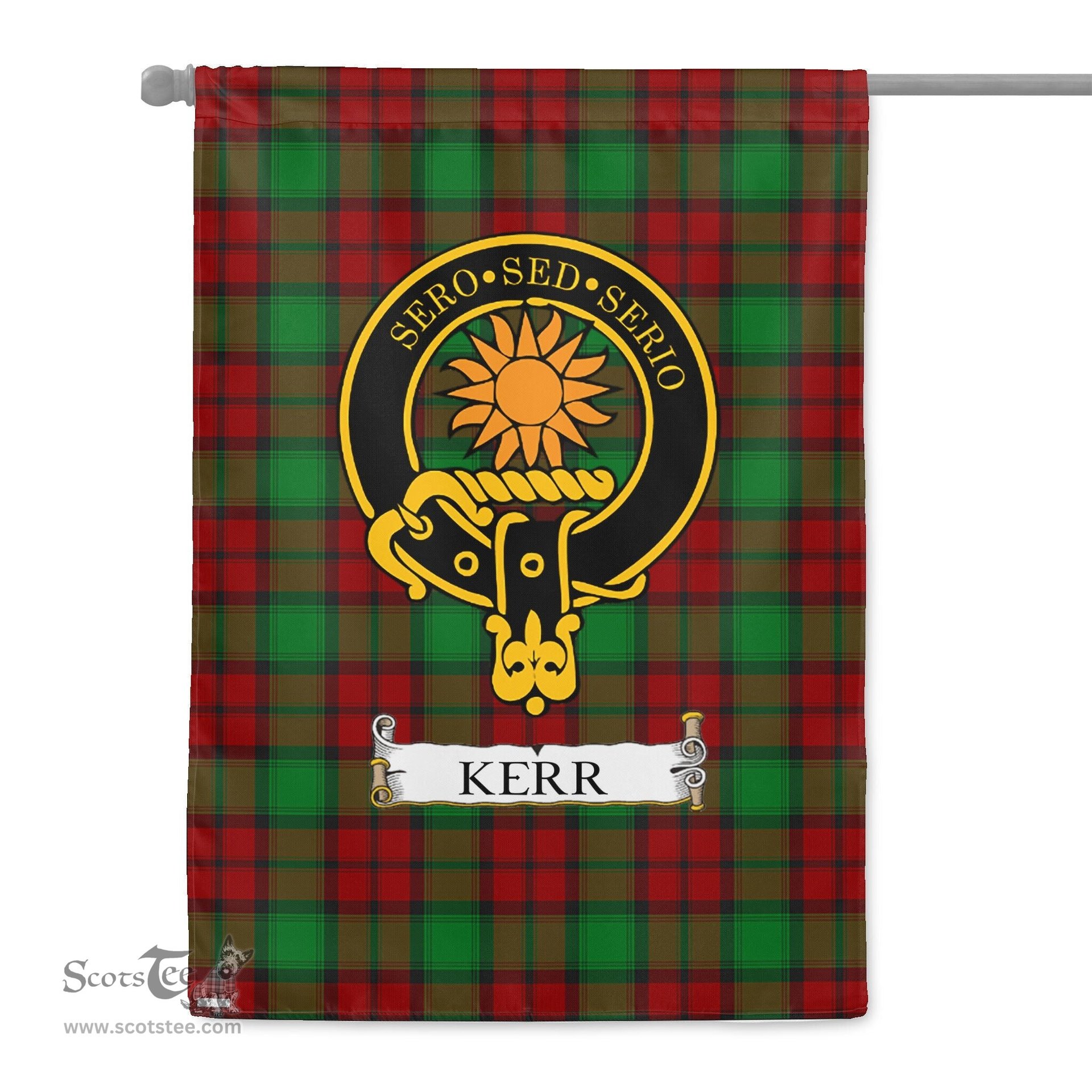 Scotstee Shop Tartan Garden Flag Clan Kerr Modern Badge Scottish Tartan Flag National Tartan Day, Tartan Garden Flag, Tartan Flag, Tartan Flag Scottish, Plaid Flag, Clan Tartan Flag, Scottish Clan Flag