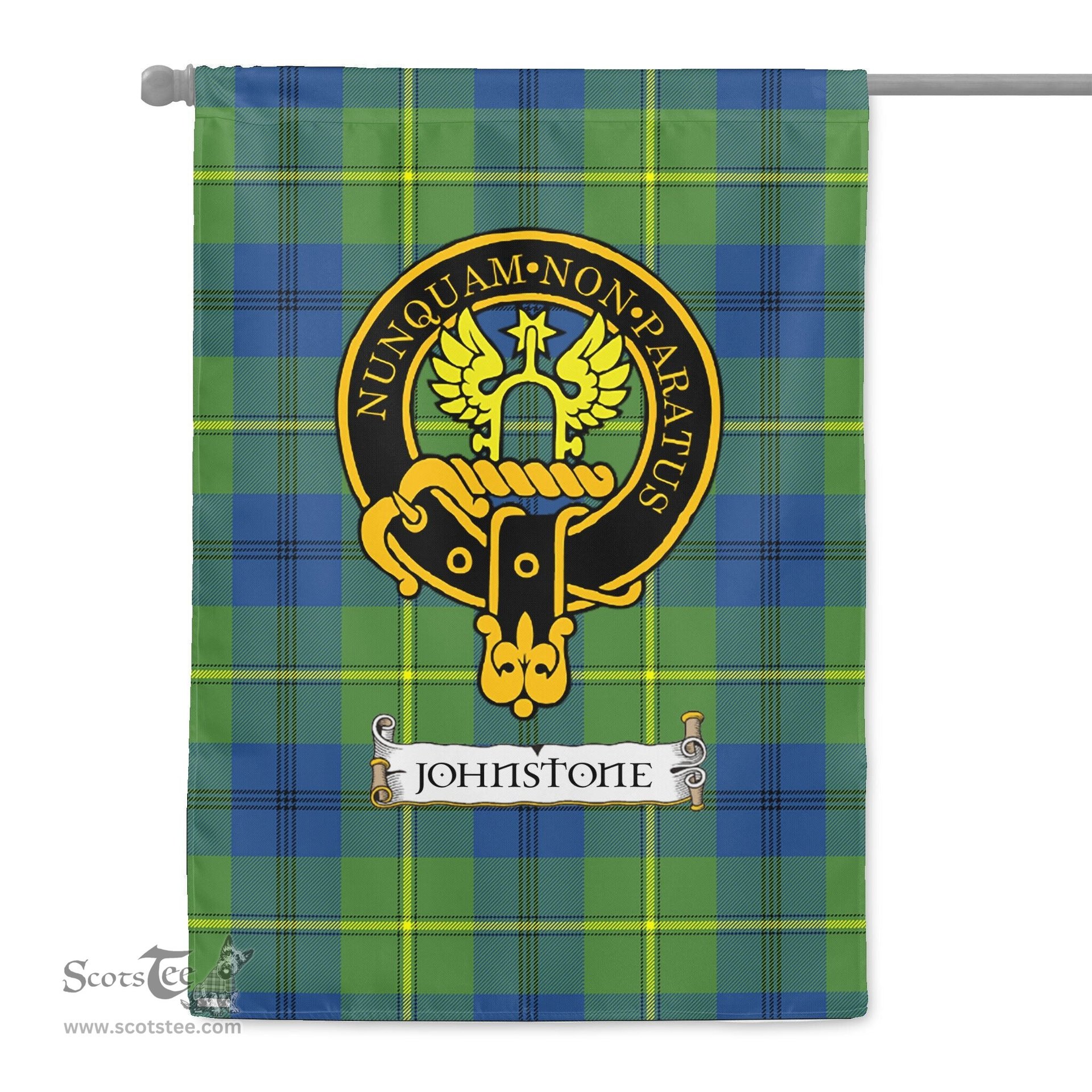 Scotstee Shop Tartan Garden Flag Clan Johnston Ancient Badge Scottish Tartan Flag National Tartan Day, Tartan Garden Flag, Tartan Flag, Tartan Flag Scottish, Plaid Flag, Clan Tartan Flag, Scottish Clan Flag