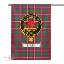Scotstee Shop Tartan Garden Flag Clan Haig Badge Scottish Tartan Flag National Tartan Day, Tartan Garden Flag, Tartan Flag, Tartan Flag Scottish, Plaid Flag, Clan Tartan Flag, Scottish Clan Flag