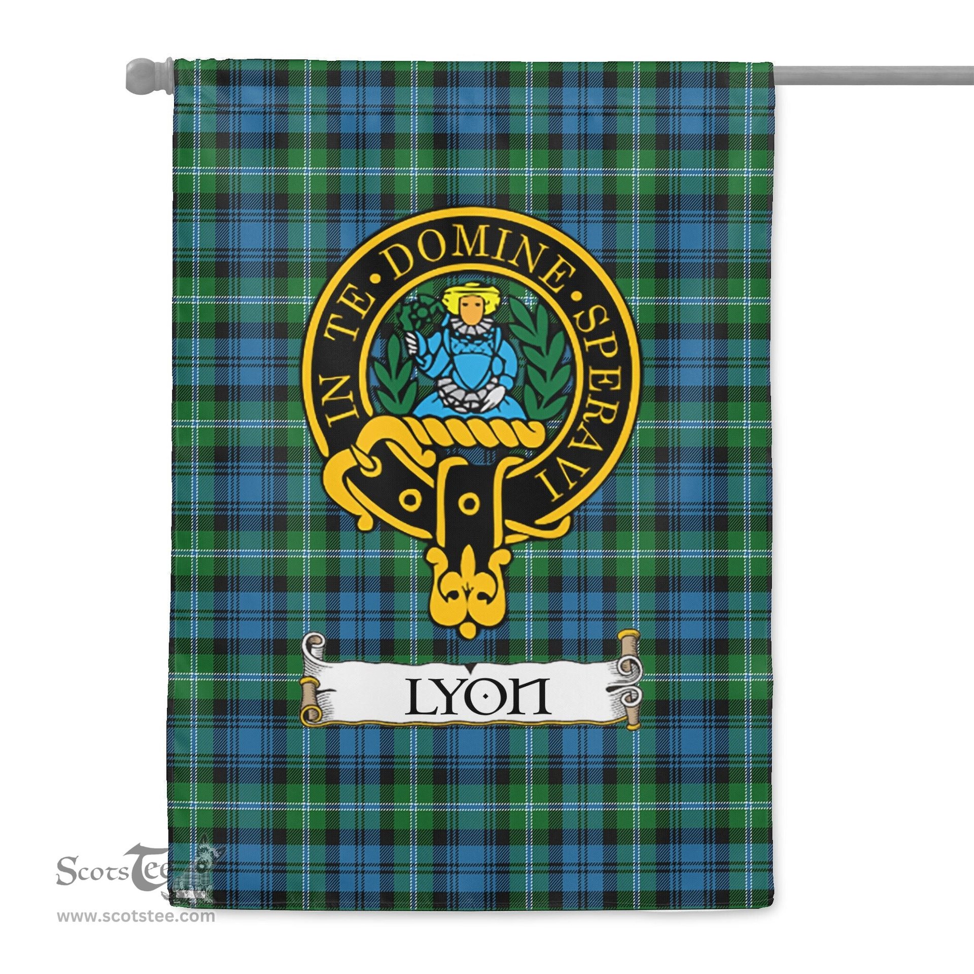 Scotstee Shop Tartan Garden Flag Clan Lyon Hunting Badge Scottish Tartan Flag National Tartan Day, Tartan Garden Flag, Tartan Flag, Tartan Flag Scottish, Plaid Flag, Clan Tartan Flag, Scottish Clan Flag