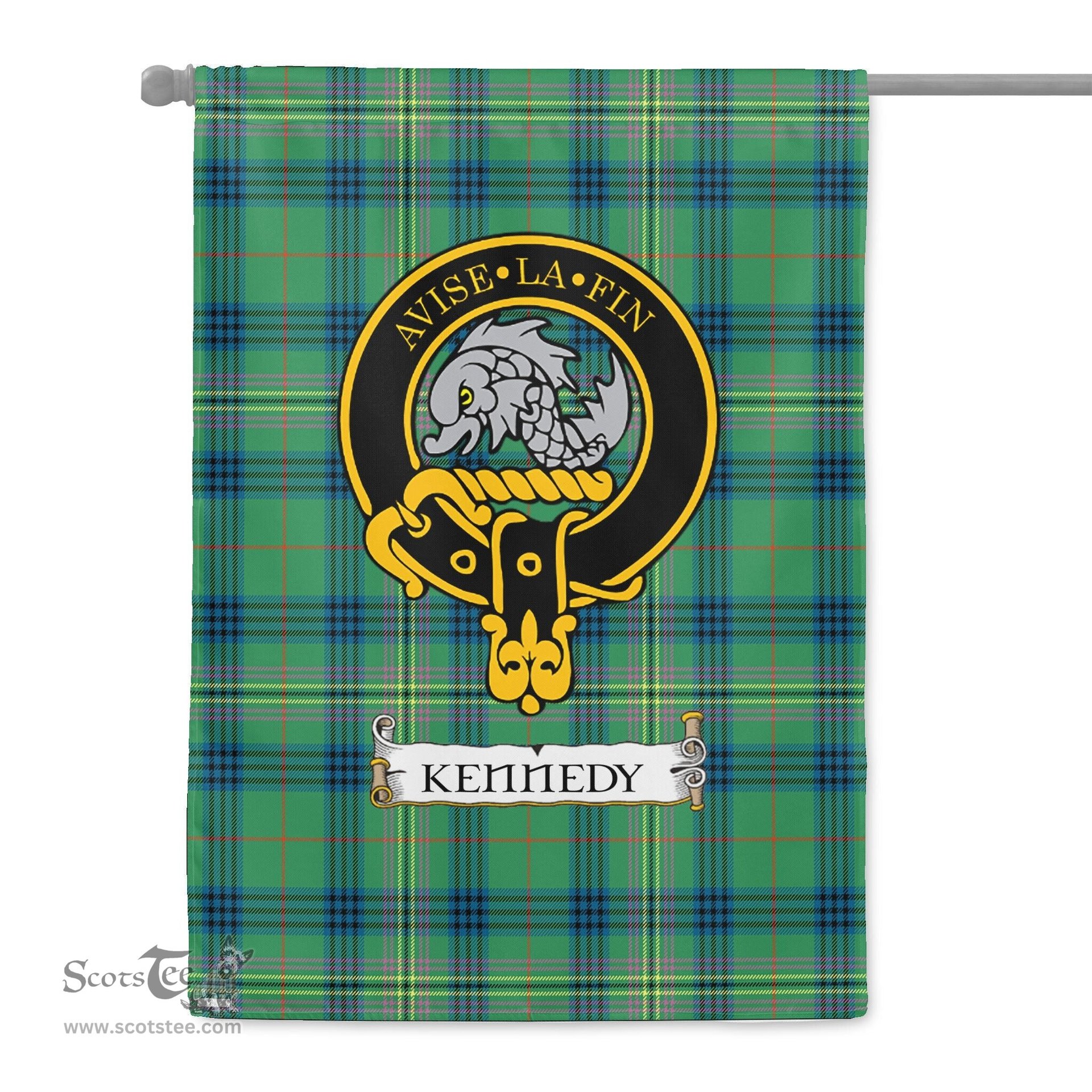 Scotstee Shop Tartan Garden Flag Clan Kennedy Ancient Badge Scottish Tartan Flag National Tartan Day, Tartan Garden Flag, Tartan Flag, Tartan Flag Scottish, Plaid Flag, Clan Tartan Flag, Scottish Clan Flag