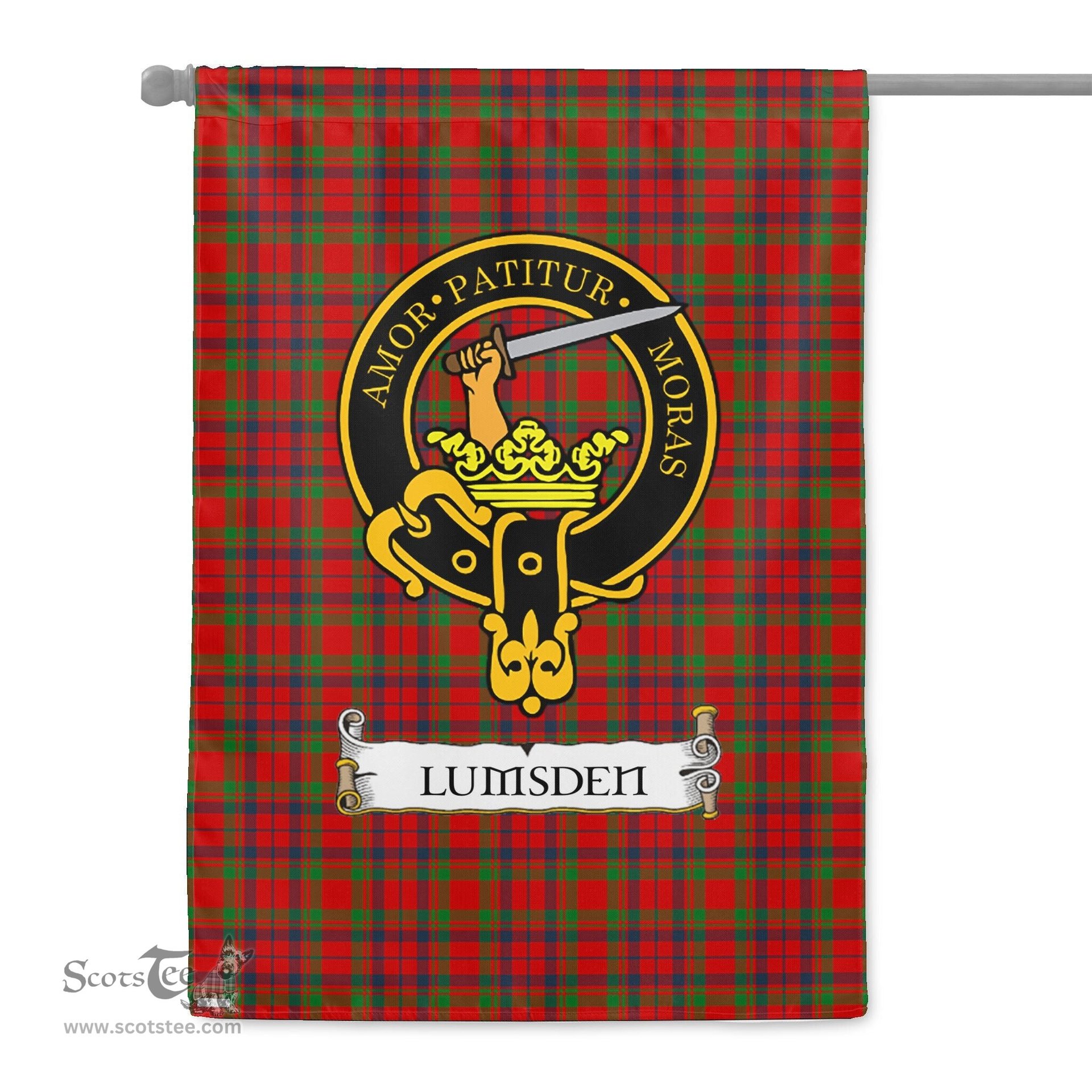 Scotstee Shop Tartan Garden Flag Clan Lumsden of Kintore Badge Scottish Tartan Flag National Tartan Day, Tartan Garden Flag, Tartan Flag, Tartan Flag Scottish, Plaid Flag, Clan Tartan Flag, Scottish Clan Flag
