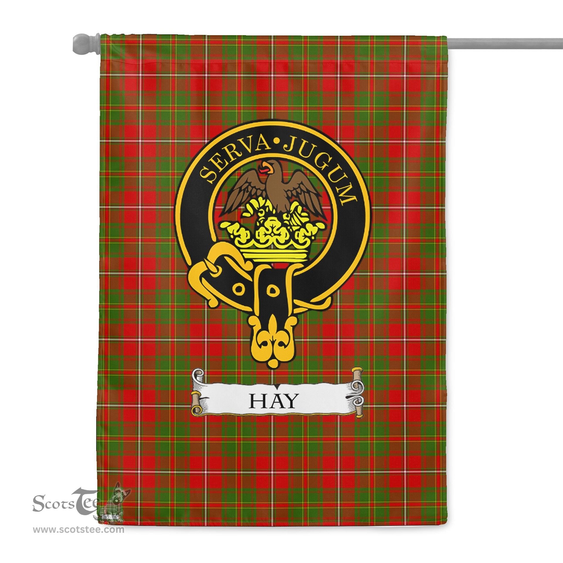 Scotstee Shop Tartan Garden Flag Clan Hay Ancient Badge Scottish Tartan Flag National Tartan Day, Tartan Garden Flag, Tartan Flag, Tartan Flag Scottish, Plaid Flag, Clan Tartan Flag, Scottish Clan Flag