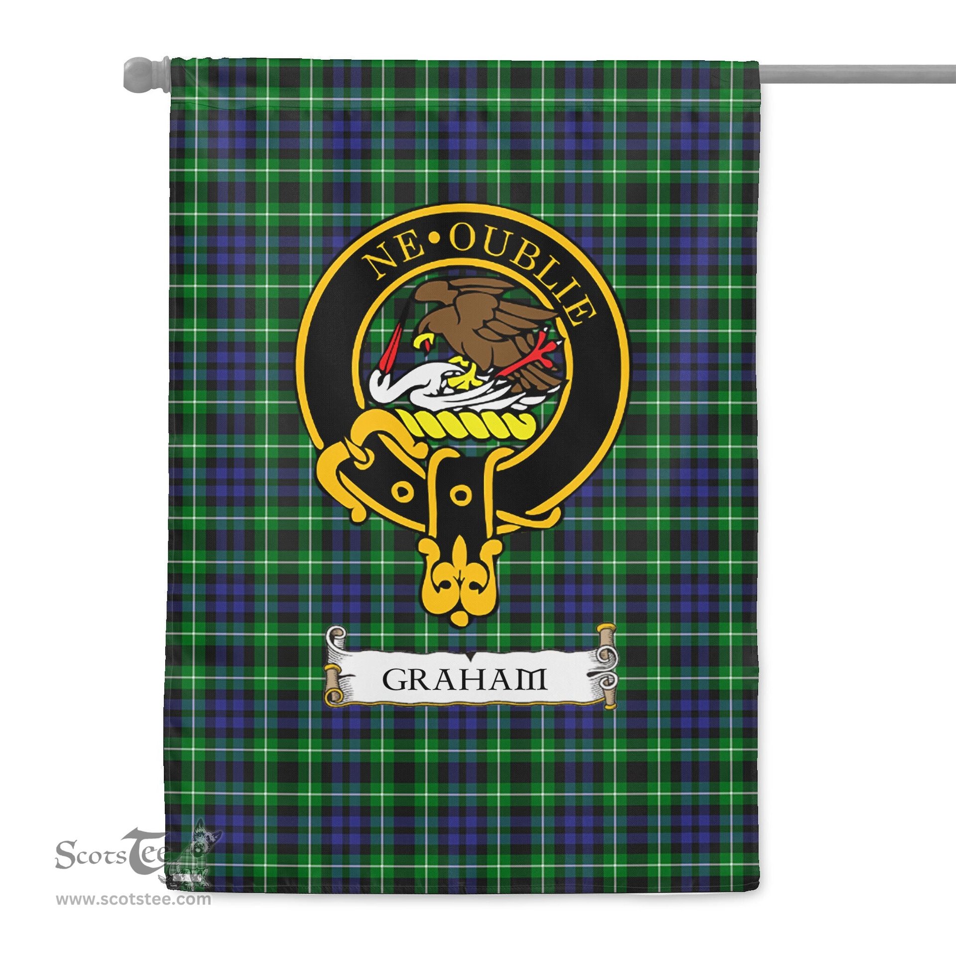 Scotstee Shop Tartan Garden Flag Clan Graham Of Montrose Badge Scottish Tartan Flag National Tartan Day, Tartan Garden Flag, Tartan Flag, Tartan Flag Scottish, Plaid Flag, Clan Tartan Flag, Scottish Clan Flag