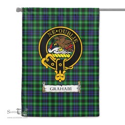 Scotstee Shop Tartan Garden Flag Clan Graham Of Montrose Badge Scottish Tartan Flag National Tartan Day, Tartan Garden Flag, Tartan Flag, Tartan Flag Scottish, Plaid Flag, Clan Tartan Flag, Scottish Clan Flag