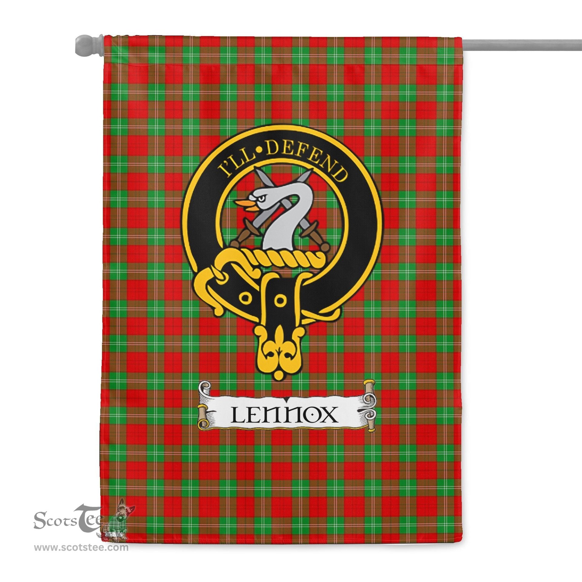 Scotstee Shop Tartan Garden Flag Clan Lennox Badge Scottish Tartan Flag National Tartan Day, Tartan Garden Flag, Tartan Flag, Tartan Flag Scottish, Plaid Flag, Clan Tartan Flag, Scottish Clan Flag