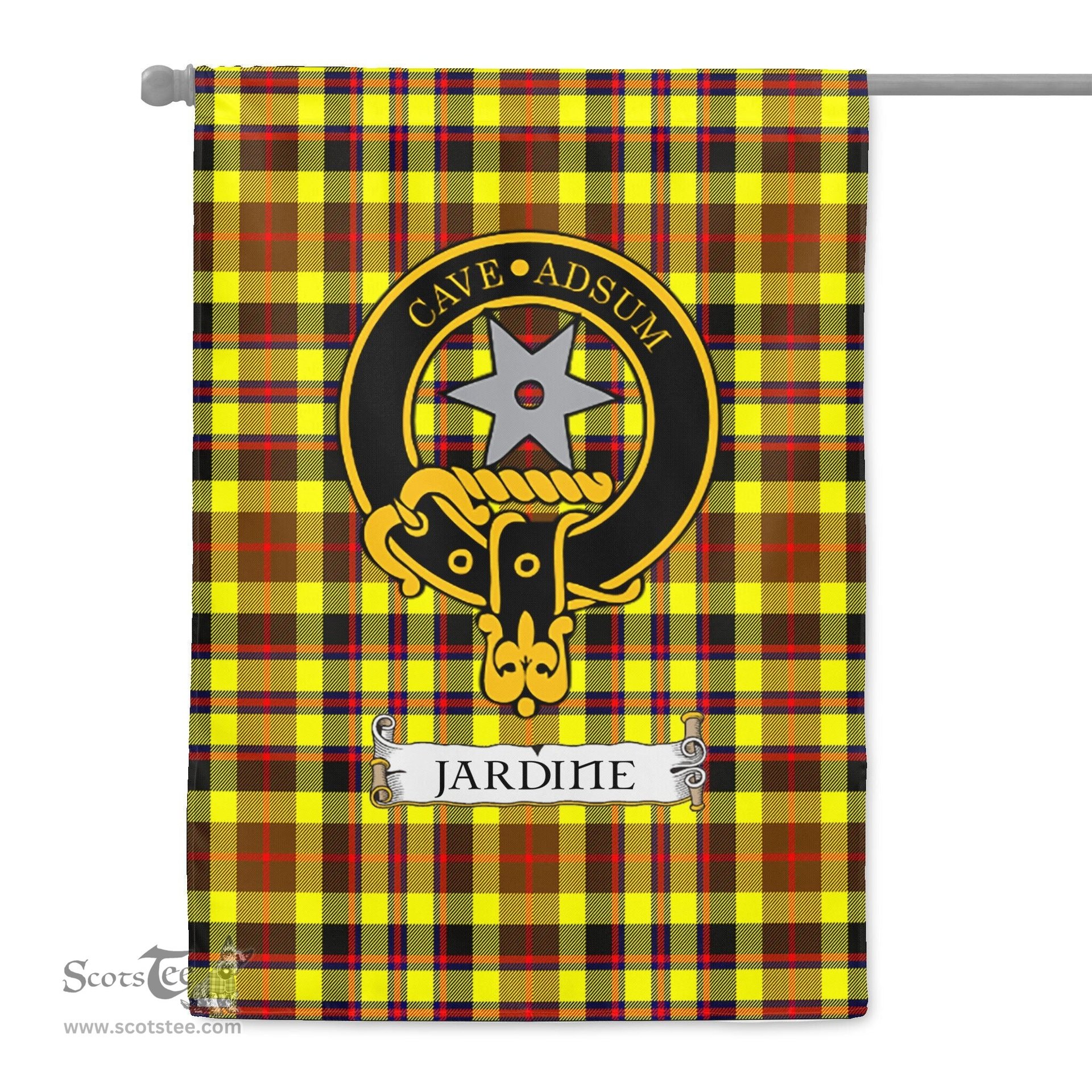 Scotstee Shop Tartan Garden Flag Clan Jardine Yellow Badge Scottish Tartan Flag National Tartan Day, Tartan Garden Flag, Tartan Flag, Tartan Flag Scottish, Plaid Flag, Clan Tartan Flag, Scottish Clan Flag