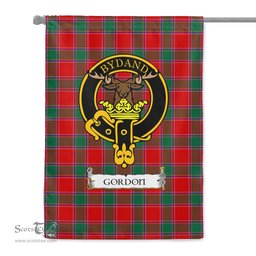 Scotstee Shop Tartan Garden Flag Clan Gordon of Abergeldie Badge Scottish Tartan Flag National Tartan Day, Tartan Garden Flag, Tartan Flag, Tartan Flag Scottish, Plaid Flag, Clan Tartan Flag, Scottish Clan Flag