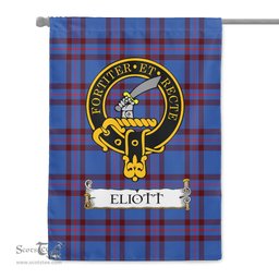 Scotstee Shop Tartan Garden Flag Clan Elliot Badge Scottish Tartan Flag National Tartan Day, Tartan Garden Flag, Tartan Flag, Tartan Flag Scottish, Plaid Flag, Clan Tartan Flag, Scottish Clan Flag