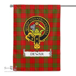 Scotstee Shop Tartan Garden Flag Clan Dewar Badge Scottish Tartan Flag National Tartan Day, Tartan Garden Flag, Tartan Flag, Tartan Flag Scottish, Plaid Flag, Clan Tartan Flag, Scottish Clan Flag