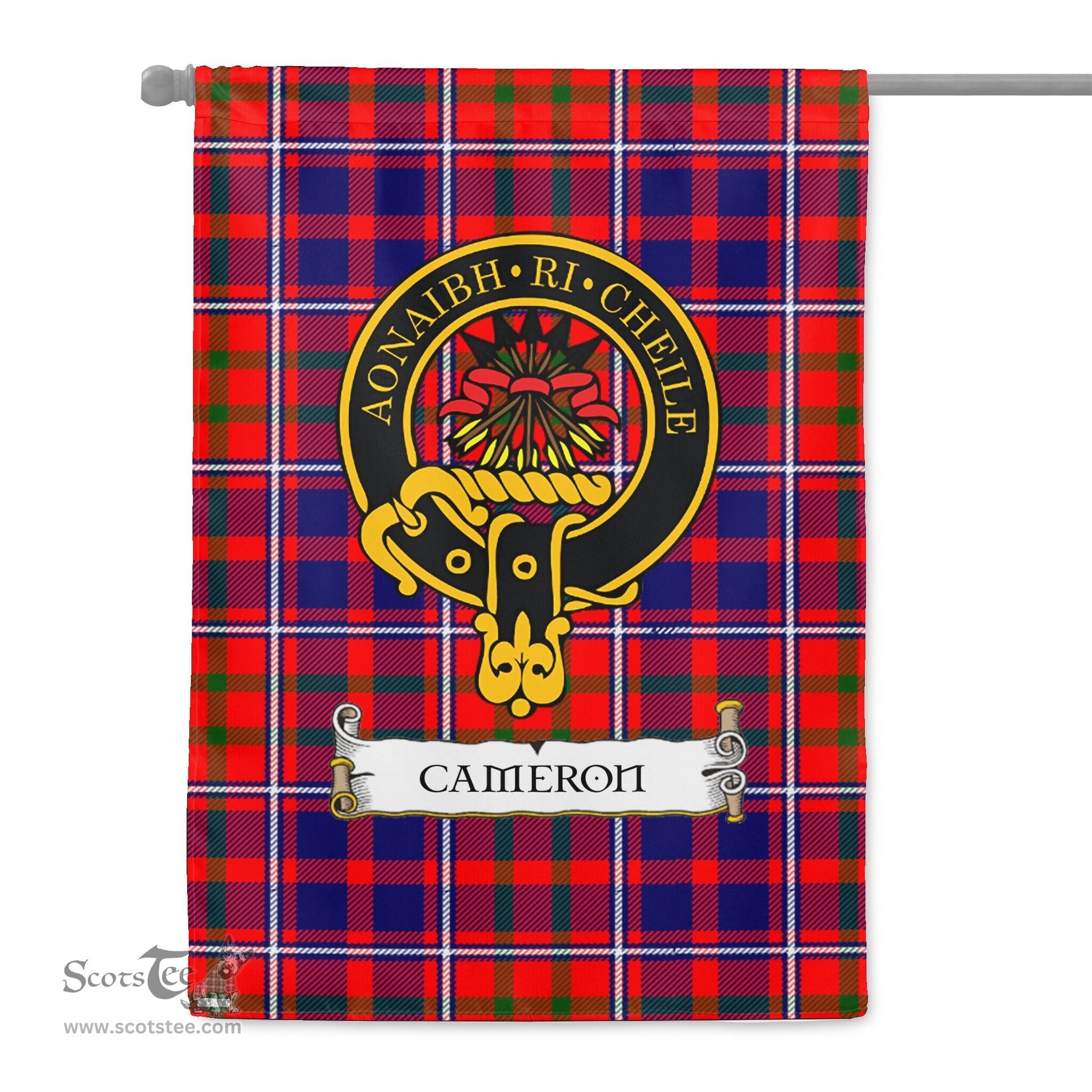 Scotstee Shop Tartan Garden Flag Clan Cameron Of Lochiel Modern Badge Scottish Tartan Flag National Tartan Day, Tartan Garden Flag, Tartan Flag, Tartan Flag Scottish, Plaid Flag, Clan Tartan Flag, Scottish Clan Flag