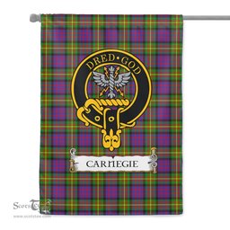 Scotstee Shop Tartan Garden Flag Clan Carnegie Badge Scottish Tartan Flag National Tartan Day, Tartan Garden Flag, Tartan Flag, Tartan Flag Scottish, Plaid Flag, Clan Tartan Flag, Scottish Clan Flag