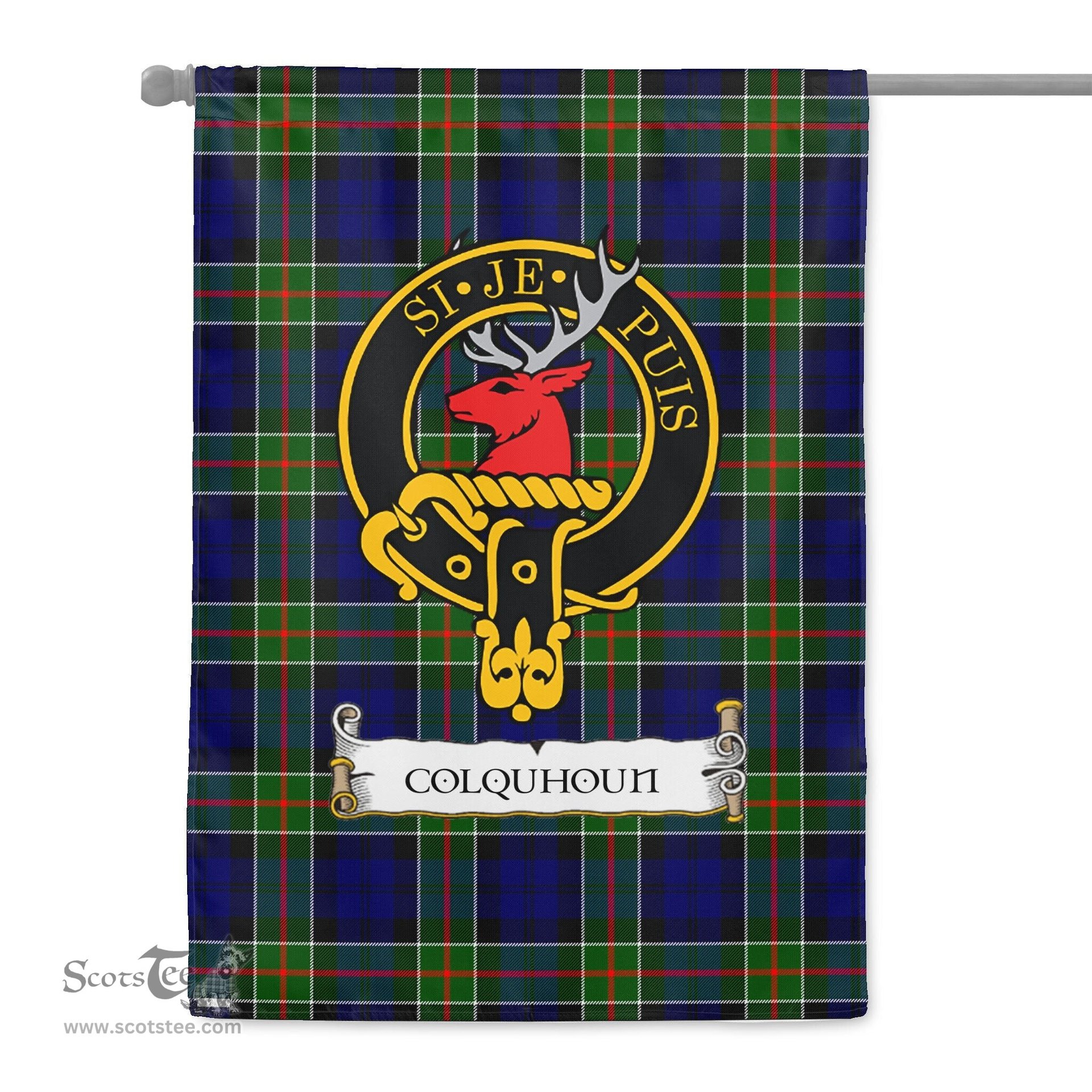 Scotstee Shop Tartan Garden Flag Clan Colquhoun Badge Scottish Tartan Flag National Tartan Day, Tartan Garden Flag, Tartan Flag, Tartan Flag Scottish, Plaid Flag, Clan Tartan Flag, Scottish Clan Flag