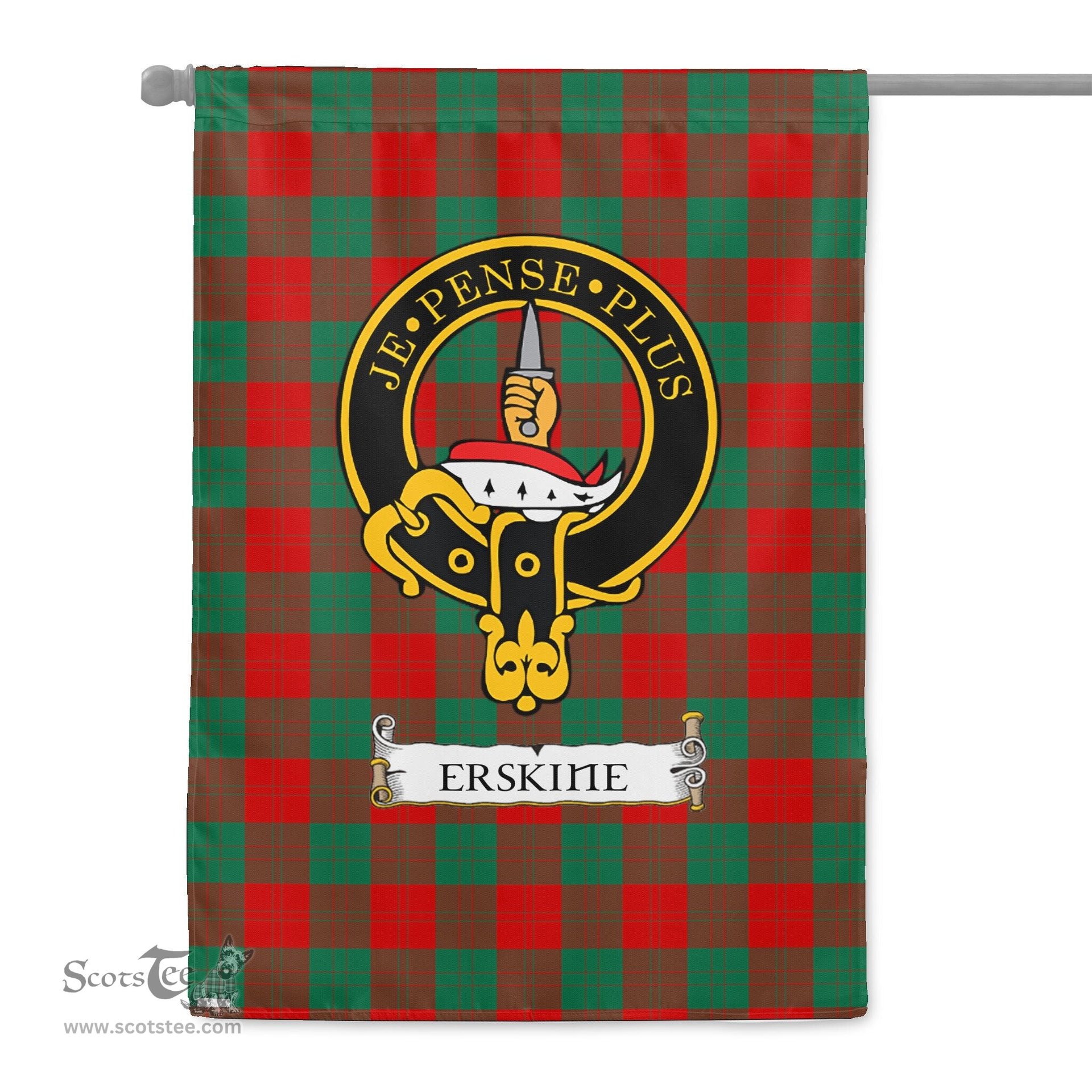 Scotstee Shop Tartan Garden Flag Clan Erskine Badge Scottish Tartan Flag National Tartan Day, Tartan Garden Flag, Tartan Flag, Tartan Flag Scottish, Plaid Flag, Clan Tartan Flag, Scottish Clan Flag