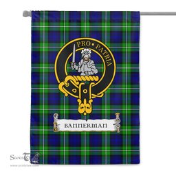 Scotstee Shop Tartan Garden Flag Clan Bannerman Badge Scottish Tartan Flag National Tartan Day, Tartan Garden Flag, Tartan Flag, Tartan Flag Scottish, Plaid Flag, Clan Tartan Flag, Scottish Clan Flag