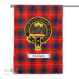 Scotstee Shop Tartan Garden Flag Clan Fraser Modern Badge Scottish Tartan Flag National Tartan Day, Tartan Garden Flag, Tartan Flag, Tartan Flag Scottish, Plaid Flag, Clan Tartan Flag, Scottish Clan Flag