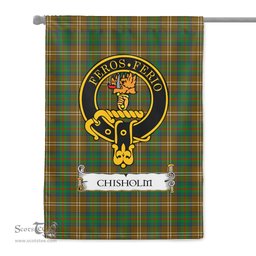 Scotstee Shop Tartan Garden Flag Clan Chisholm Hunting Badge Scottish Tartan Flag National Tartan Day, Tartan Garden Flag, Tartan Flag, Tartan Flag Scottish, Plaid Flag, Clan Tartan Flag, Scottish Clan Flag