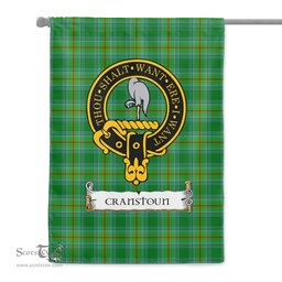 Scotstee Shop Tartan Garden Flag Clan Cranstoun Ancient Badge Scottish Tartan Flag National Tartan Day, Tartan Garden Flag, Tartan Flag, Tartan Flag Scottish, Plaid Flag, Clan Tartan Flag, Scottish Clan Flag