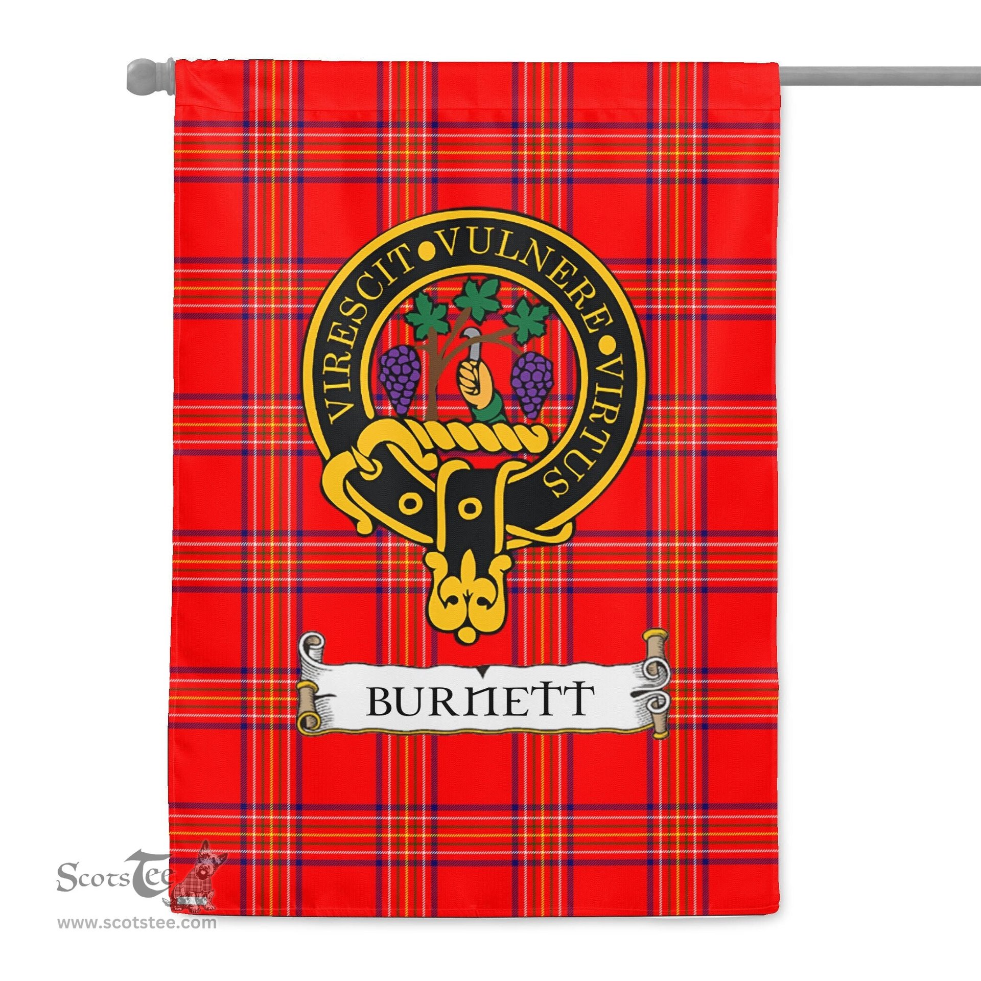 Scotstee Shop Tartan Garden Flag Clan Burnett Modern Badge Scottish Tartan Flag National Tartan Day, Tartan Garden Flag, Tartan Flag, Tartan Flag Scottish, Plaid Flag, Clan Tartan Flag, Scottish Clan Flag