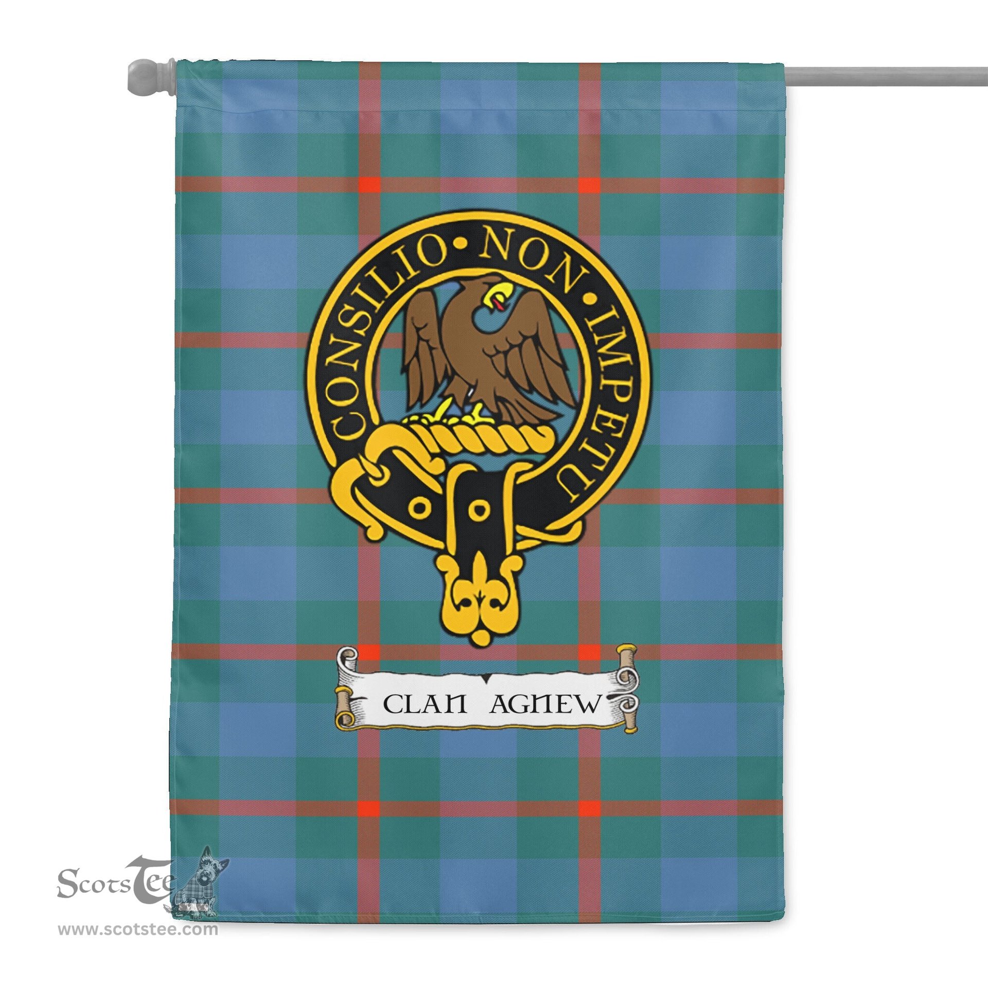 Scotstee Shop Tartan Garden Flag Clan Agnew Ancient Badge Scottish Tartan Flag National Tartan Day, Tartan Garden Flag, Tartan Flag, Tartan Flag Scottish, Plaid Flag, Clan Tartan Flag, Scottish Clan Flag