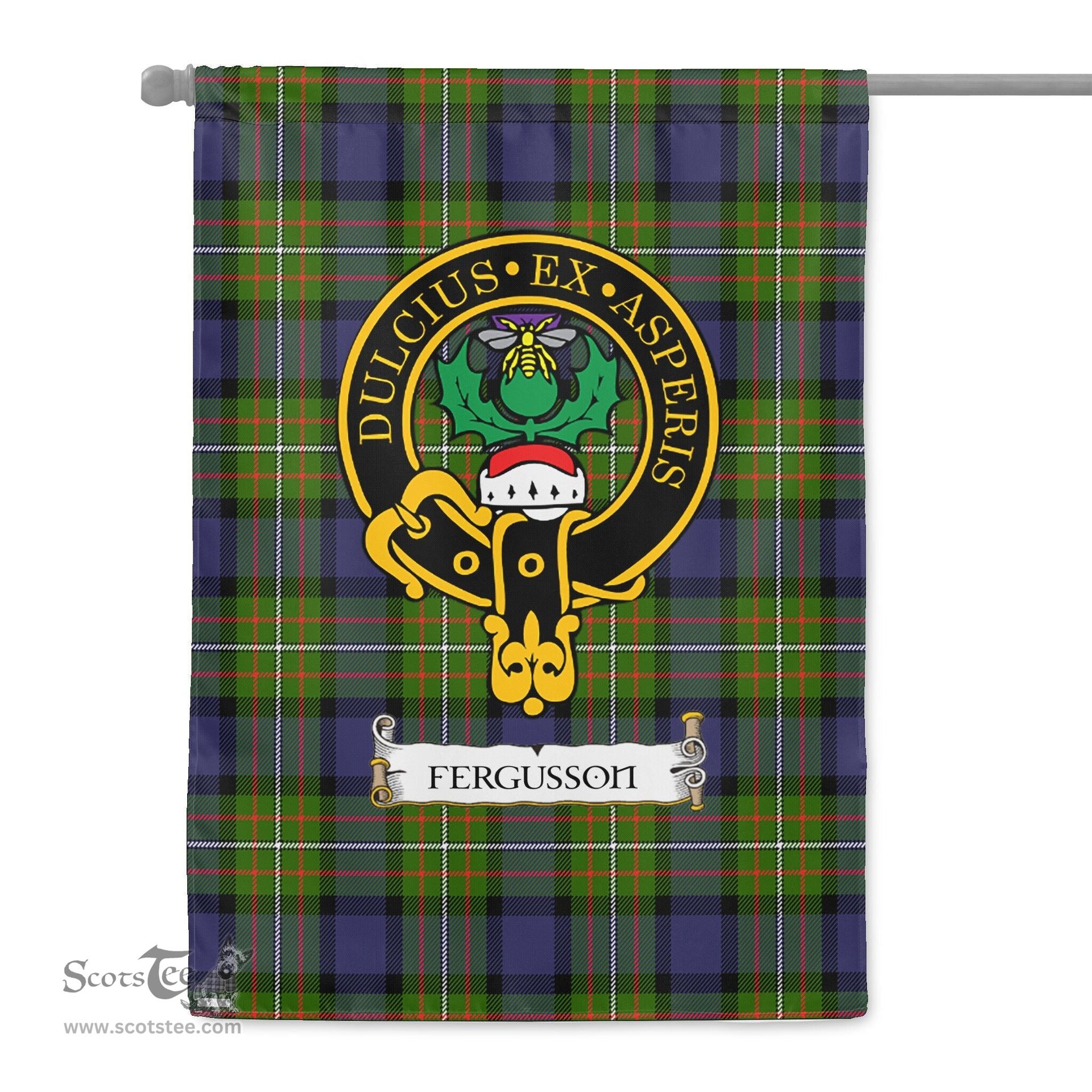 Scotstee Shop Tartan Garden Flag Clan Ferguson Badge Scottish Tartan Flag National Tartan Day, Tartan Garden Flag, Tartan Flag, Tartan Flag Scottish, Plaid Flag, Clan Tartan Flag, Scottish Clan Flag