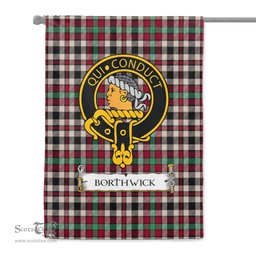 Scotstee Shop Tartan Garden Flag Clan Borthwick Ancient Badge Scottish Tartan Flag National Tartan Day, Tartan Garden Flag, Tartan Flag, Tartan Flag Scottish, Plaid Flag, Clan Tartan Flag, Scottish Clan Flag